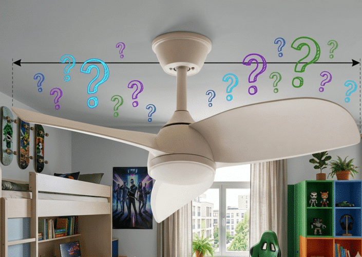 Diámetro ideal de las aspas para un ventilador de techo