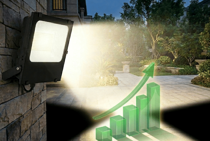 Cómo evaluar la eficiencia en un foco proyector LED exterior