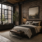 Errores comunes al aplicar el estilo industrial Dormitorio decorado con estilo y lamparas industriales