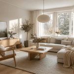 Errores que enfrían tu decoración nórdica Salón decorado con un estilo nórdico