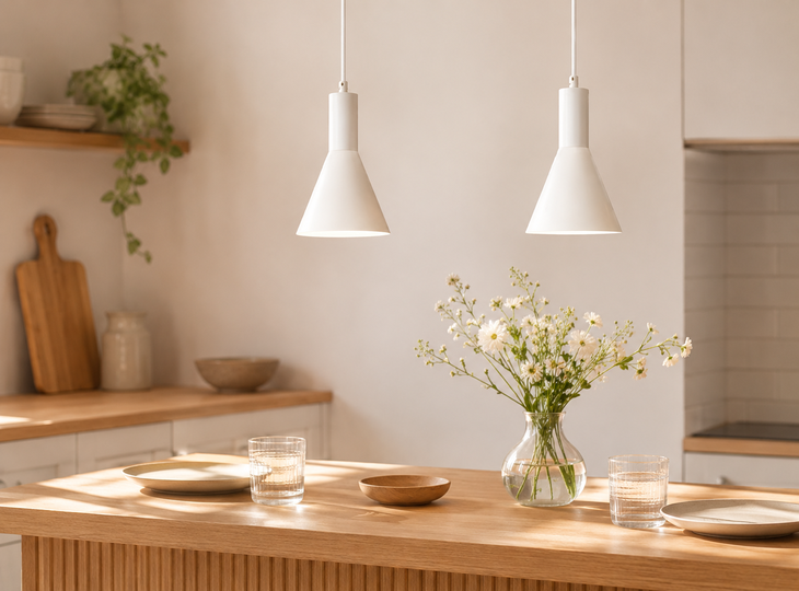 Scandinavische hanglampen voor de keuken