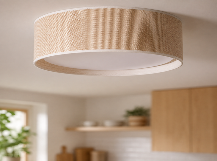 Natural-style ceiling light