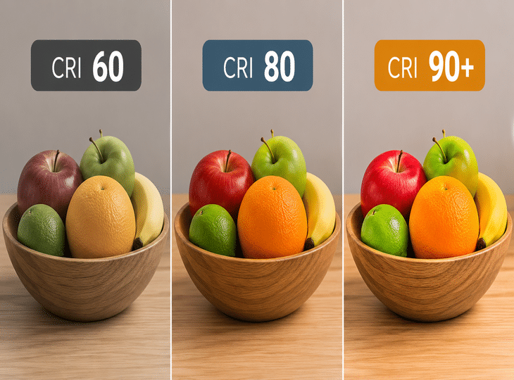 Example of a fruit bowl illustrating the CRI type