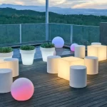 Decoração de jardim com mobiliário LED Decoração de jardim com mobiliário LED