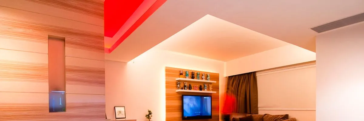 decorar com tiras de LED