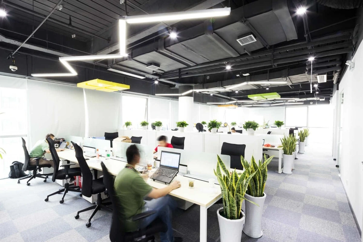 Iluminação LED em escritórios