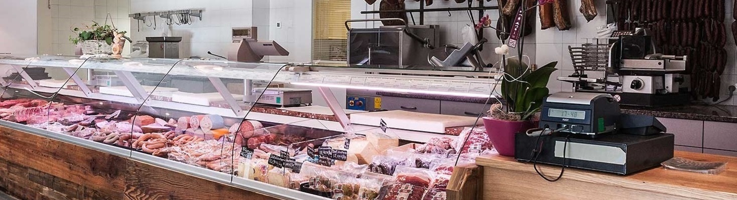 Iluminação de alimentos frescos e carne