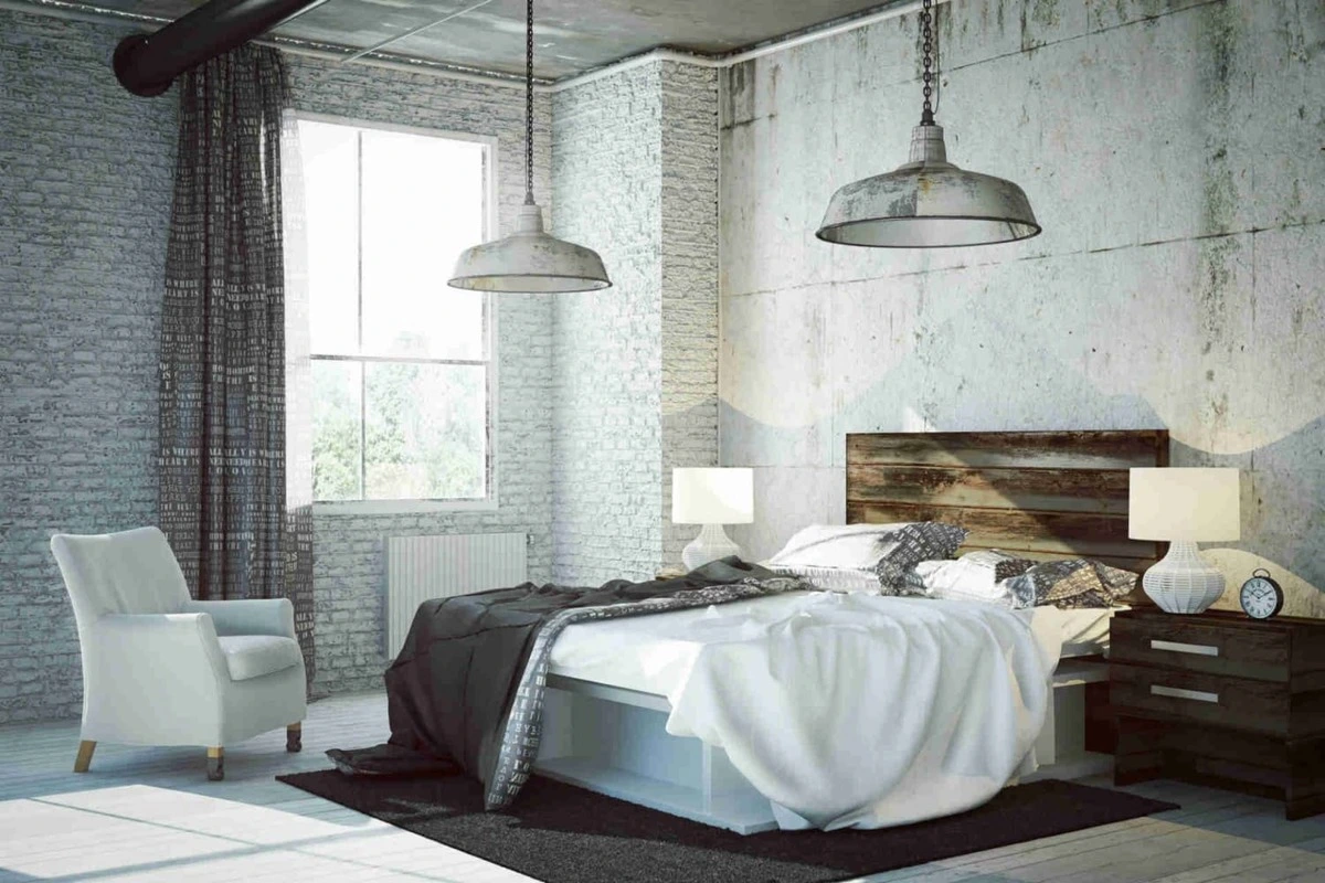 Candeeiros de cimento para um estilo industrial