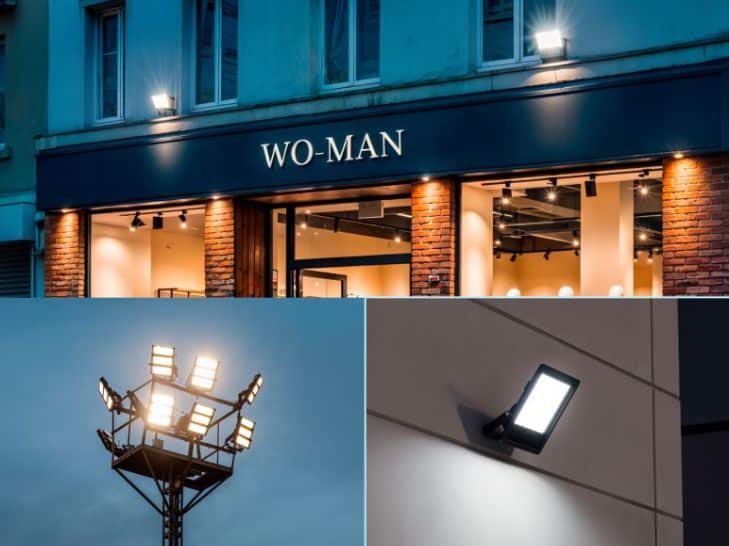 projectores de projeção de várias potências