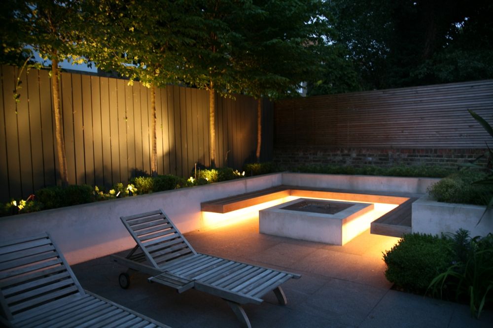 Iluminación exterior con luces LED