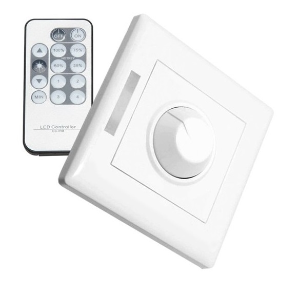 Regulador LED Triac 300W con mando a distancia