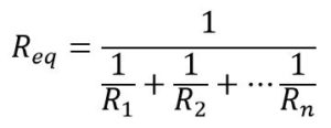 Calculo resistencia en paralelo equivalente