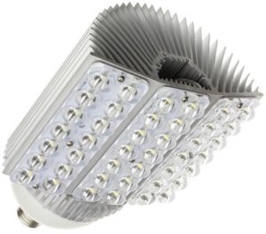 El diseño de esta bombilla focaliza la luz en 180º