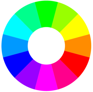 Rueda de los colores complementario
