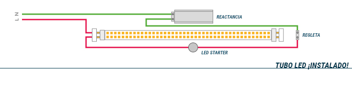 Instalación de Tubos LED - Parte 3