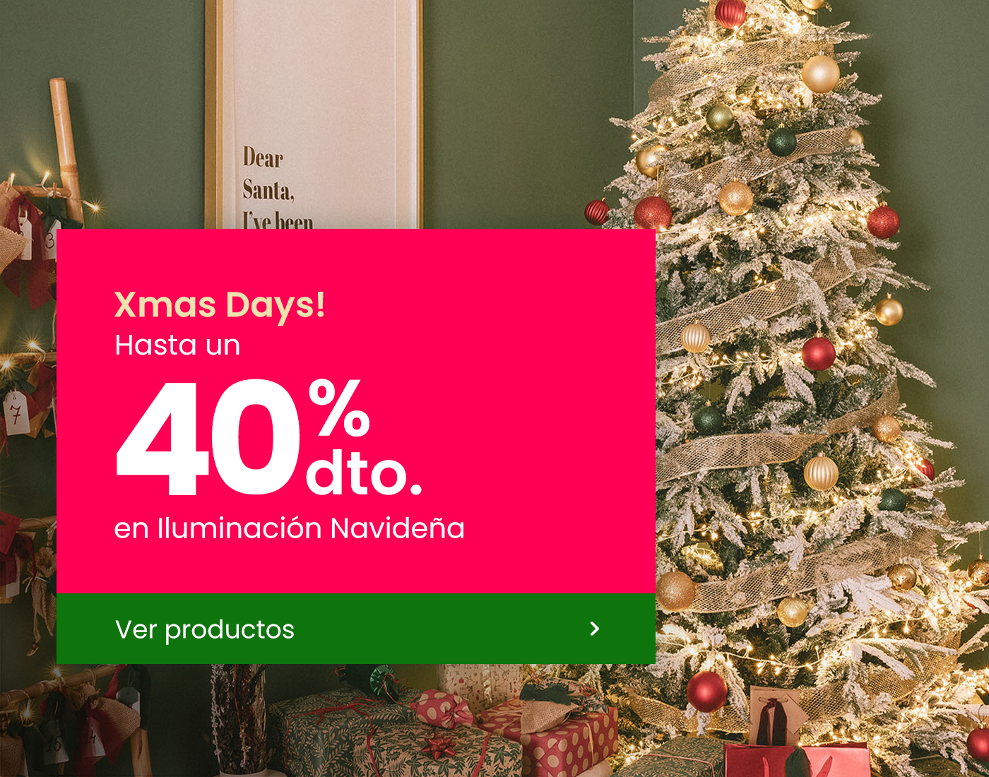 Descuentos en iluminación navideña: Xmas Days