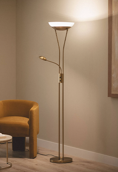 Lámparas de Pie con estilo contemporáneo