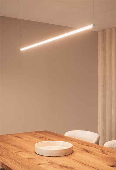 Candeeiros Suspensos com estilo minimalista