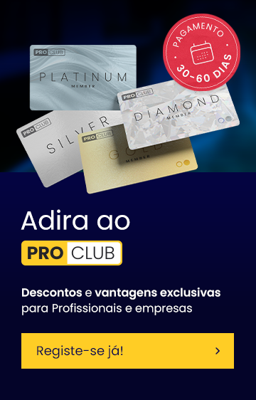 PRO CLUB: Vantagens para profissionais