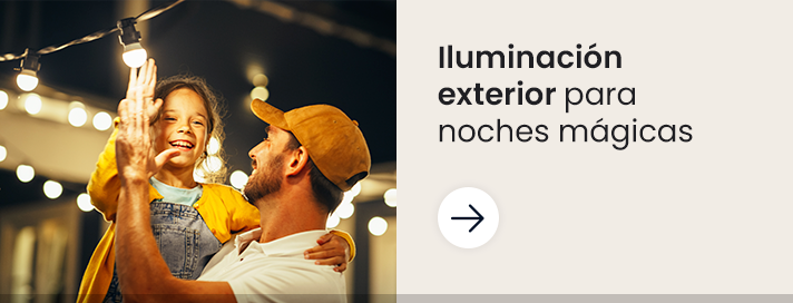 Ilumina tus espacios de exterior