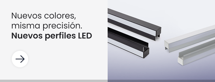 Perfiles LED y molduras para tiras LED