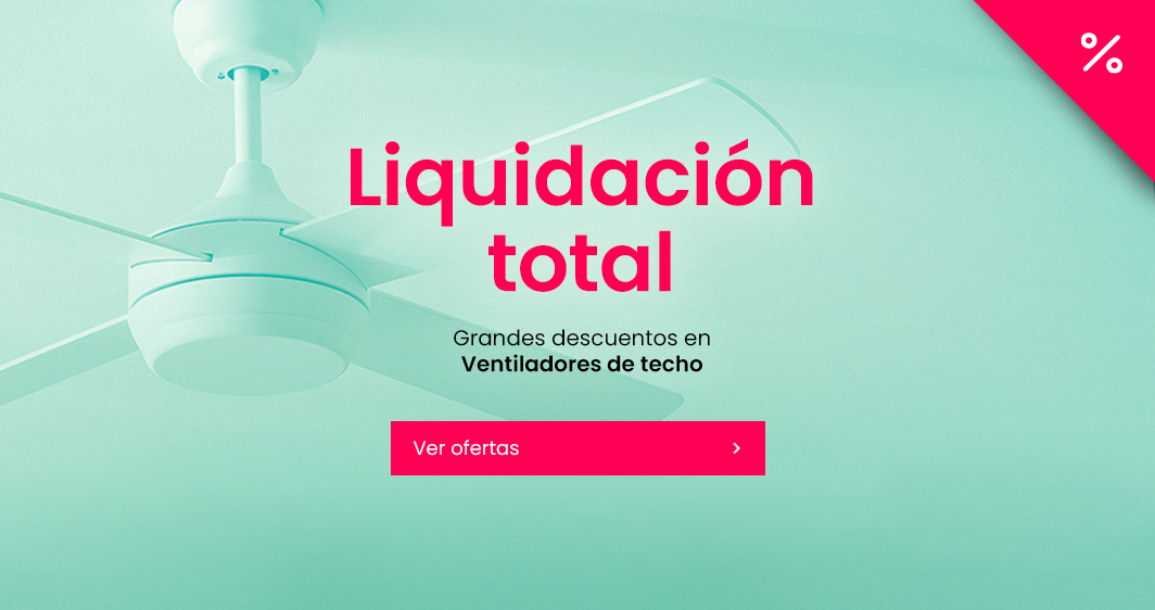 Grandes descuentos en ventiladores de techo