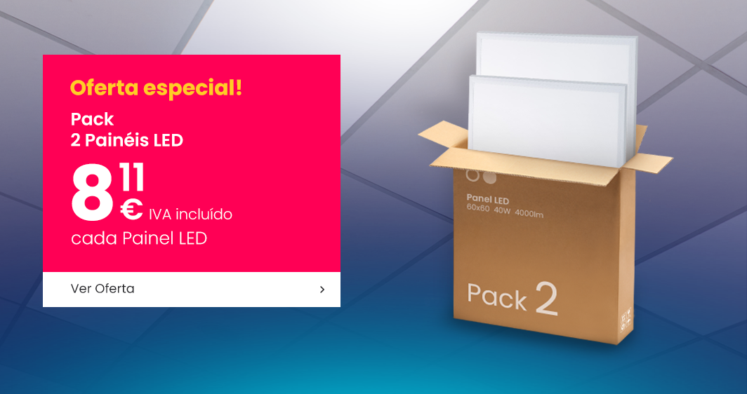 Promoção Pack 2 Painéis LED