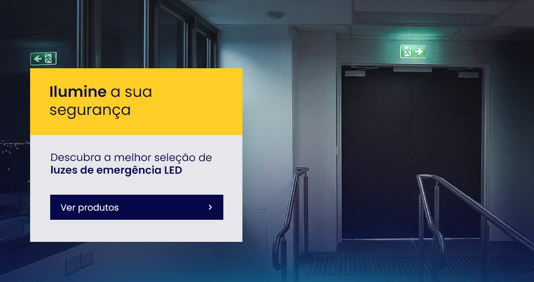 Luzes de  Emergência LED