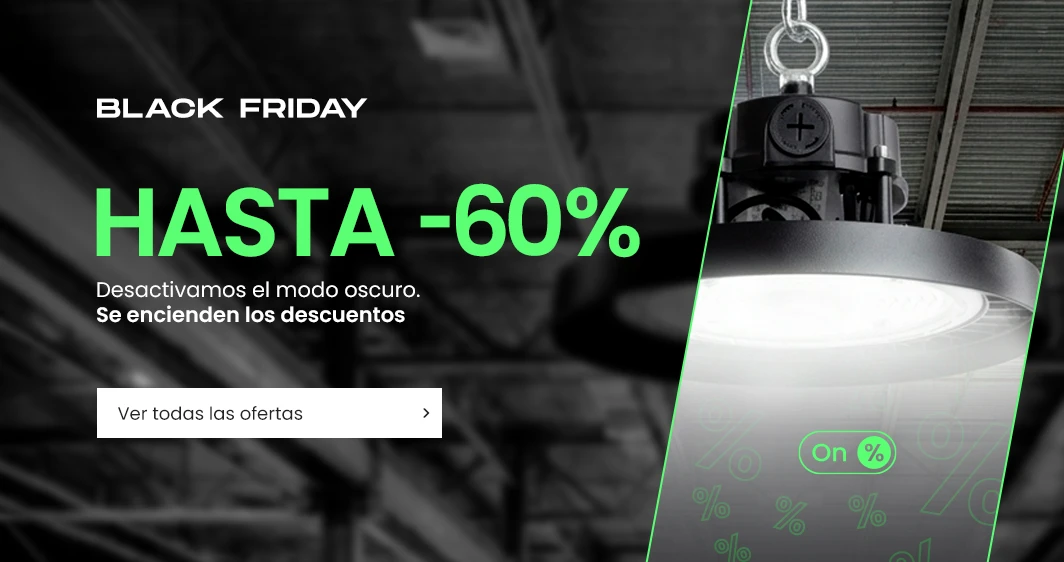 Black Friday 2026: ofertas en iluminación, lámparas y decoración LED