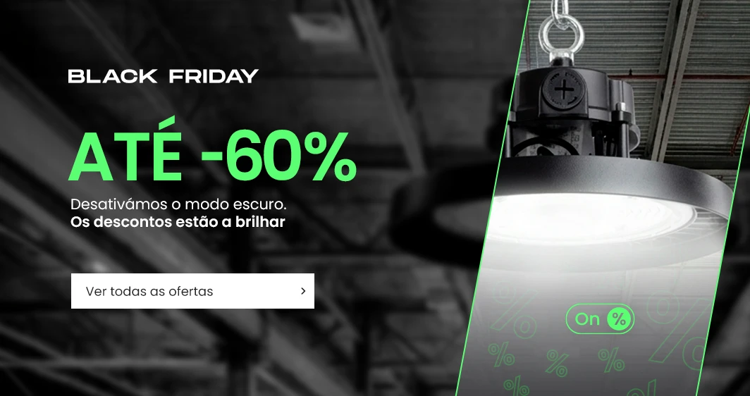 Black Friday 2026: ofertas em iluminação, candeeiros e decoração LED