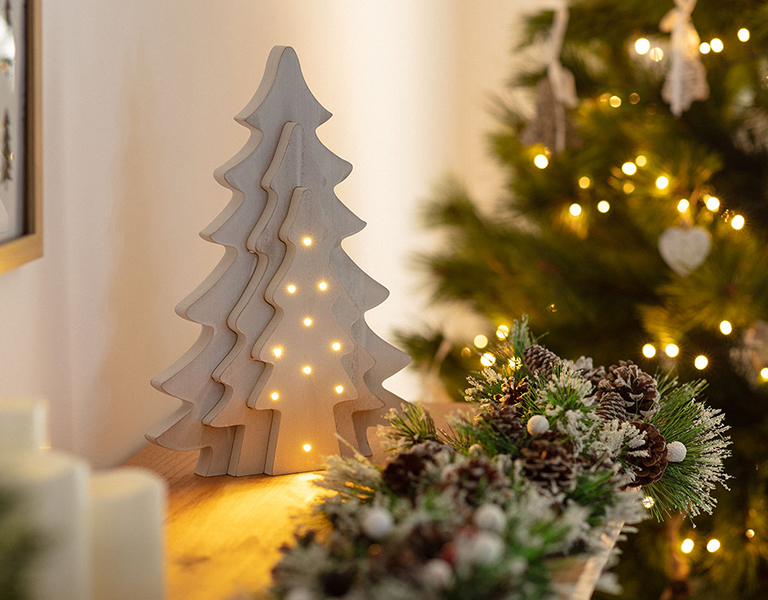Árvores de Natal com luzes LED integradas - efectoLED
