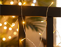 Luces de Navidad sin Enchufe