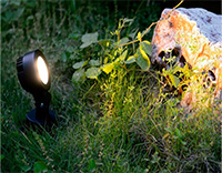 Focos LED de Fontes e Jardins
