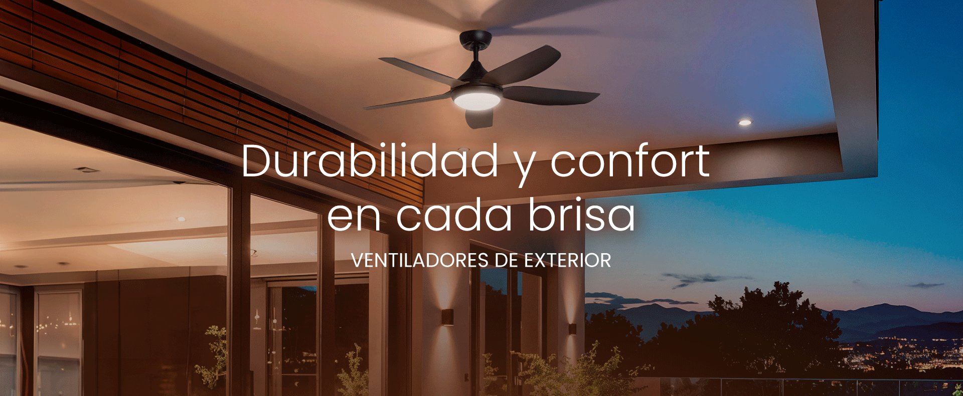 Ventilador de Techo Exterior