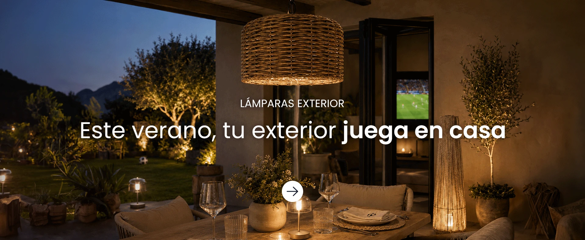 Lámparas para terrazas