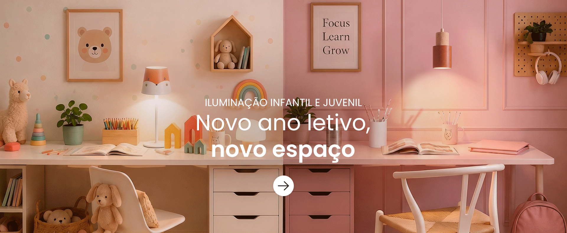 Candeeiros crianças, jovens e quarto de bebé