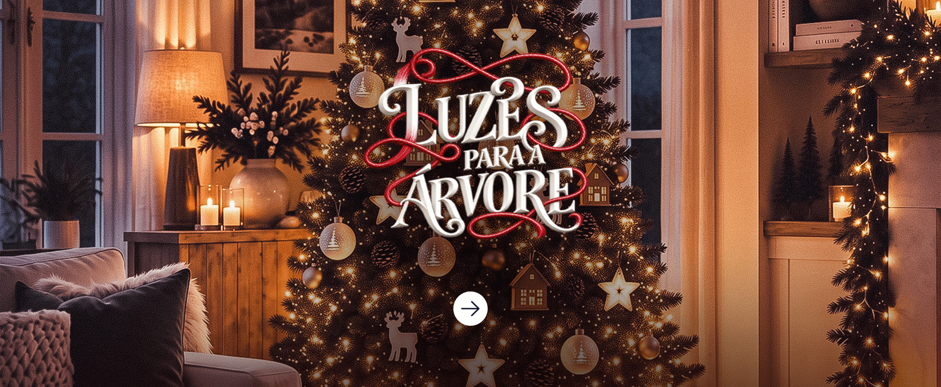 Luzes para árvores de Natal
