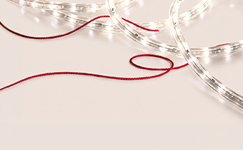Mangueiras de luz de Natal