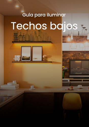 Guía para iluminar techos bajos