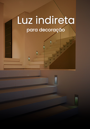 Luz indireta para decoração