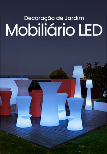 Decoração de jardim com mobiliário LED Decoração de jardim com mobiliário LED